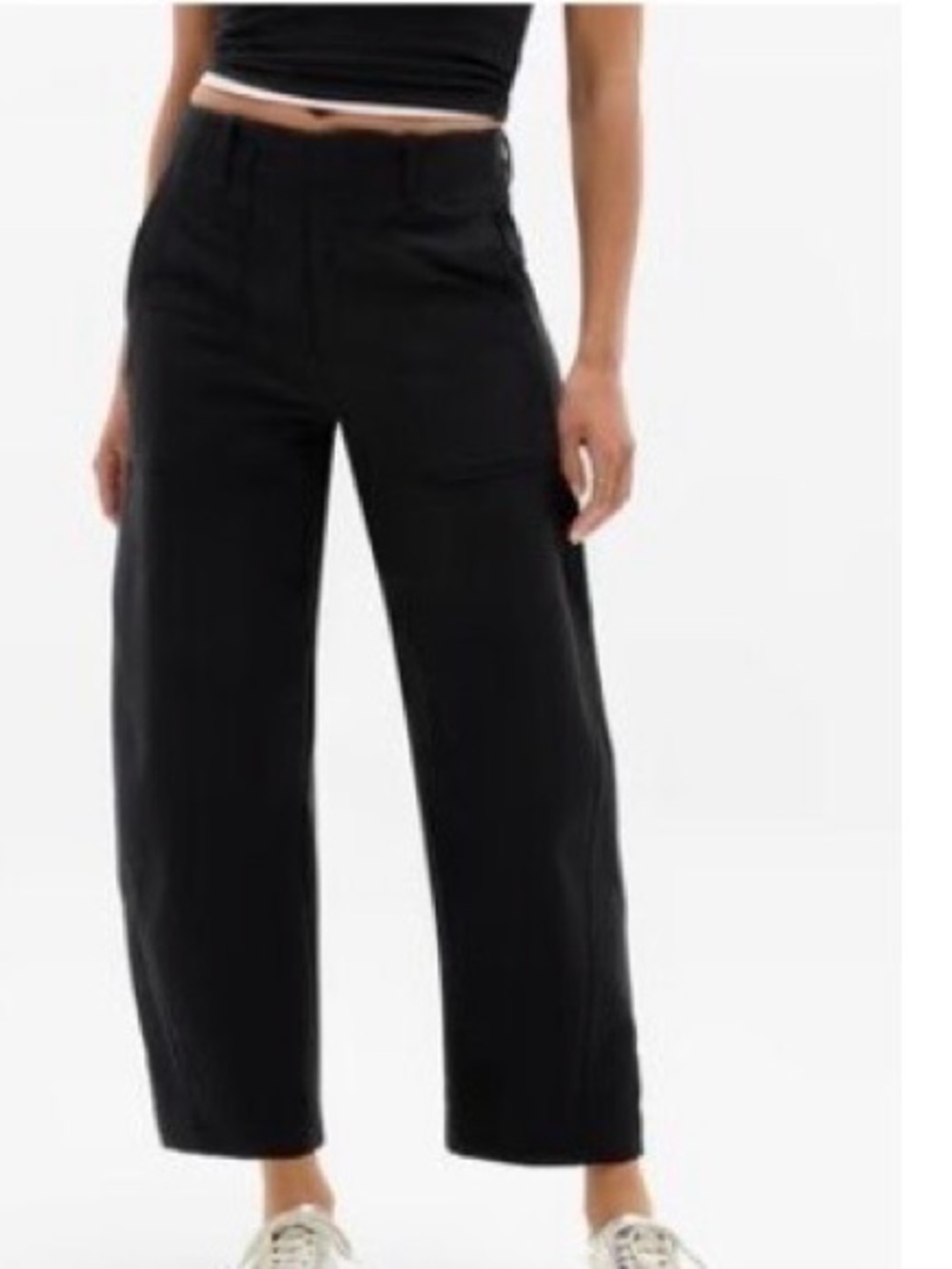 Athleta Black Barrel pants size 2